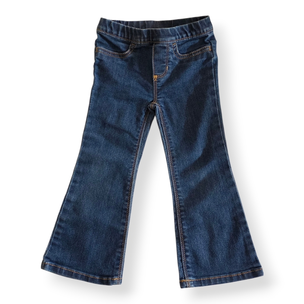 Carter’s Toddler Girl Dark Wash Flared Denim Jeggings Size 2T